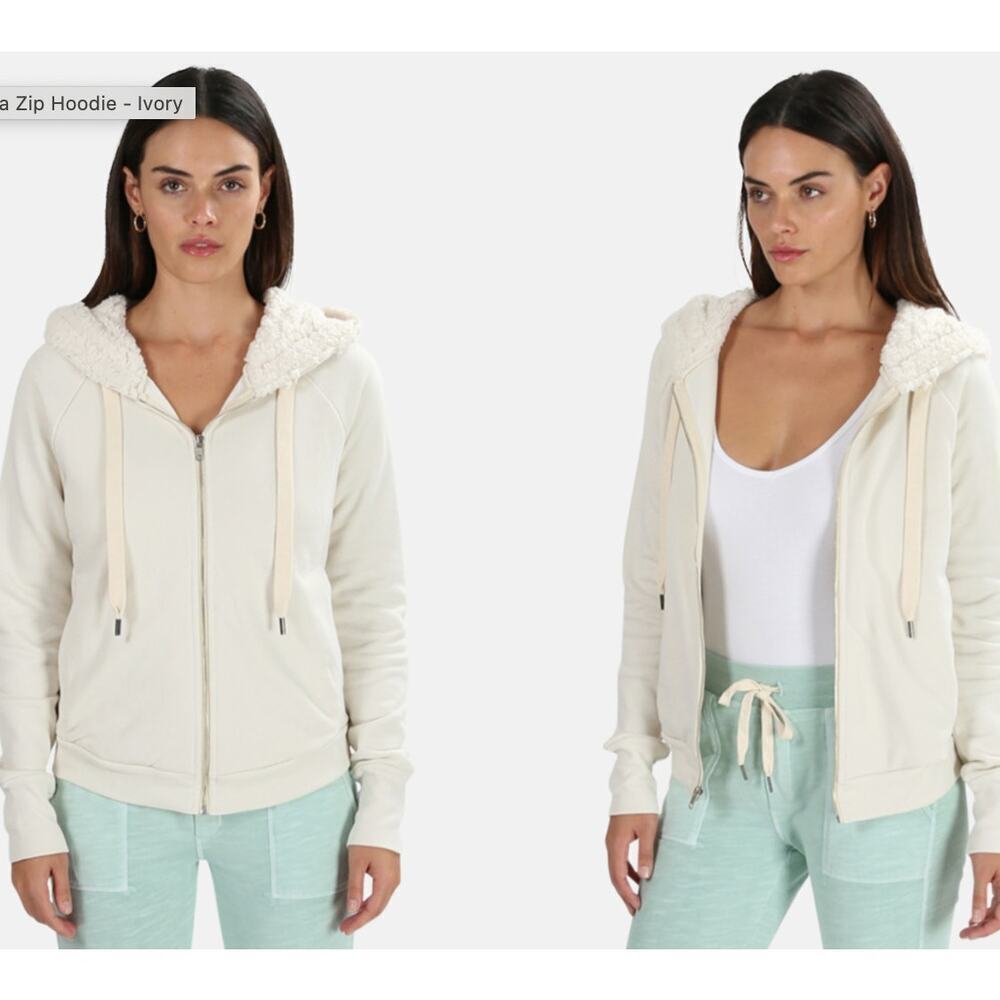 NSF Cream Chada Zip Hoodie Small
